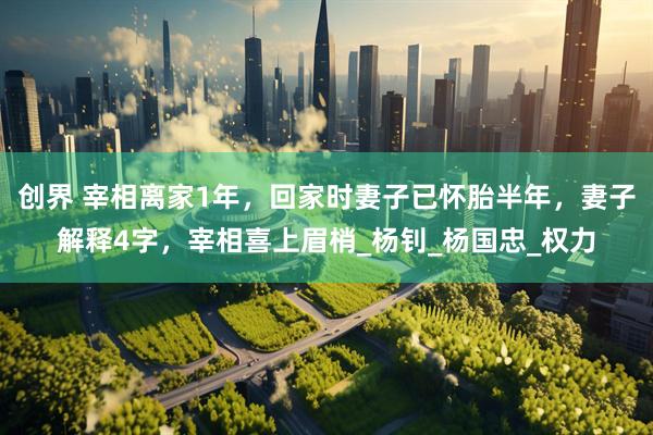创界 宰相离家1年，回家时妻子已怀胎半年，妻子解释4字，宰相喜上眉梢_杨钊_杨国忠_权力