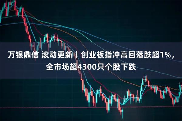 万银鼎信 滚动更新丨创业板指冲高回落跌超1%，全市场超4300只个股下跌